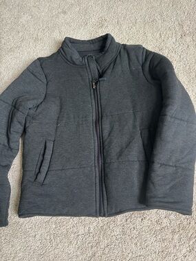 Thread & Supply RECREAT/ON Heather Charcoal Pullover